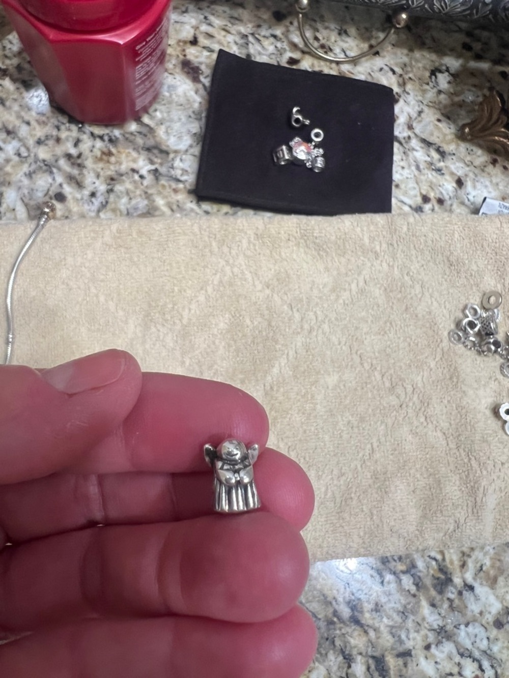 Pandora Silver Angel Charm Bead